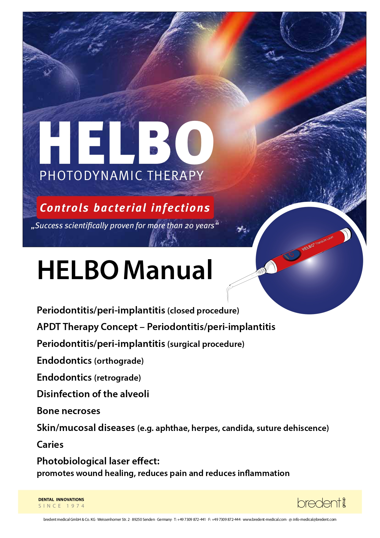 HELBO Manual – Brochure cover