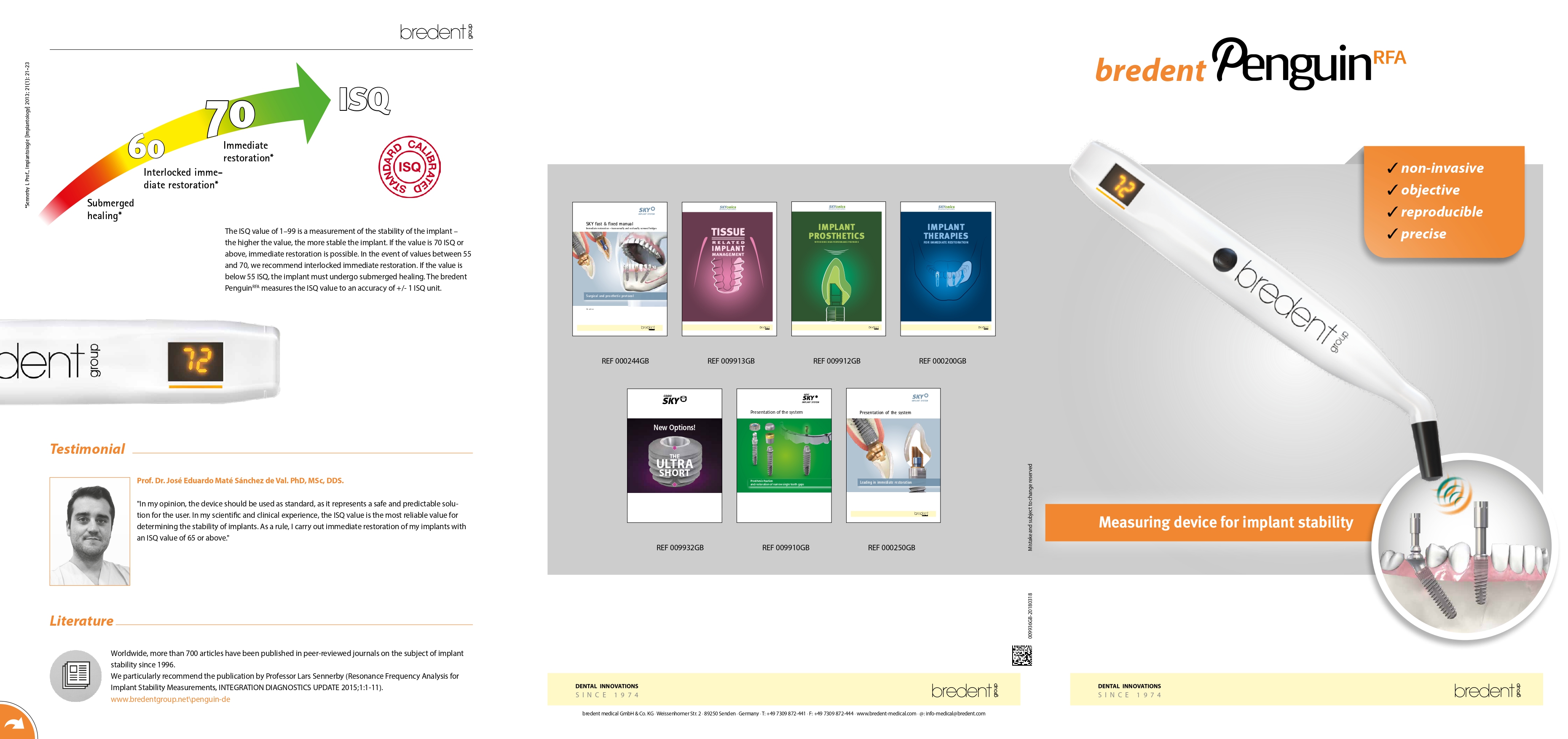 bredent Penguin II – Brochure cover