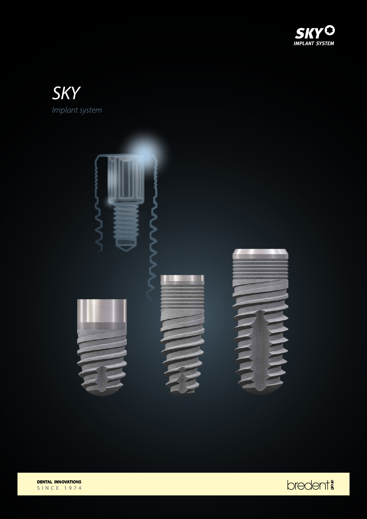 SKY Implant System – Brochure cover