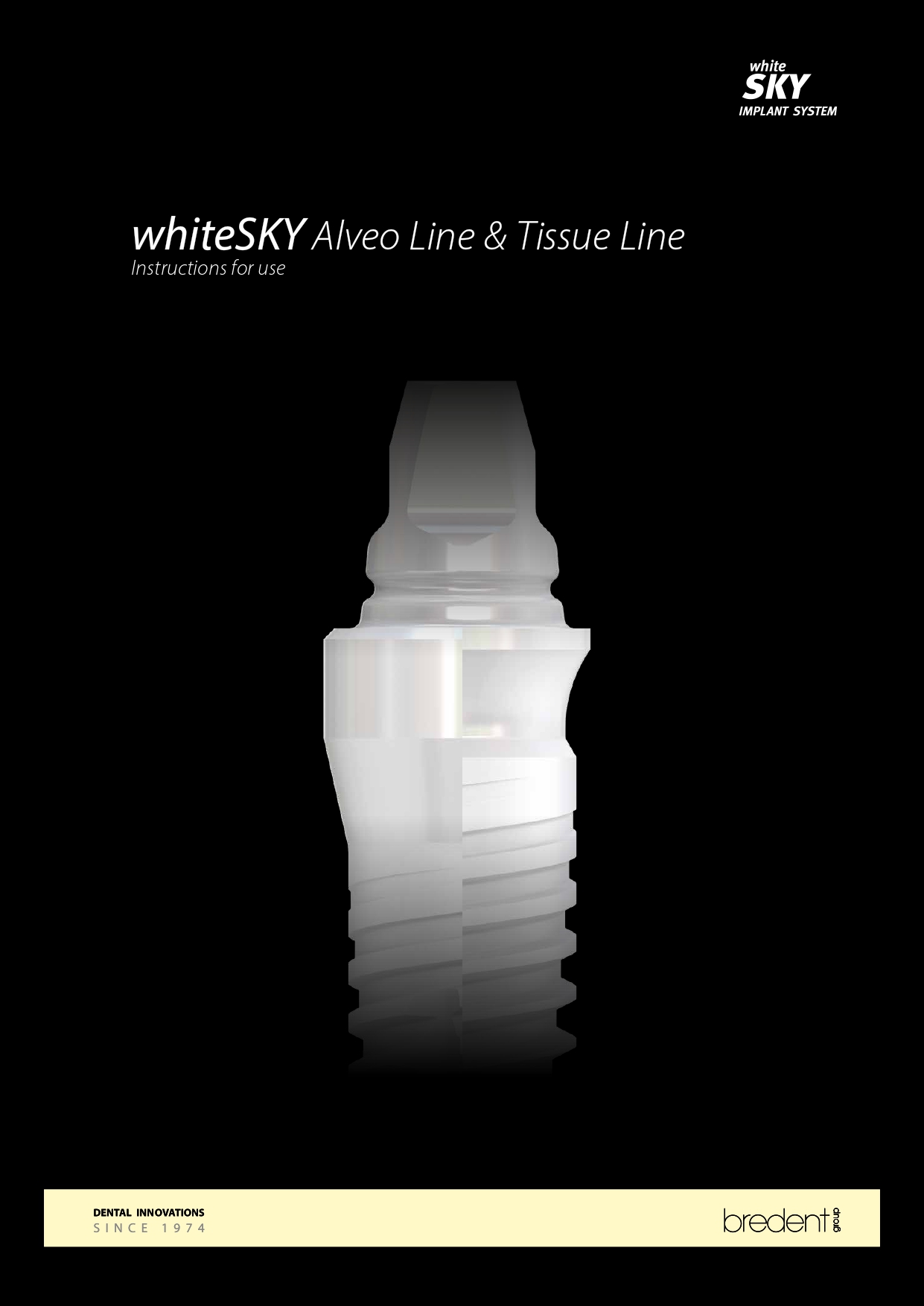 whiteSKY – Instructions for use – Brochure cover